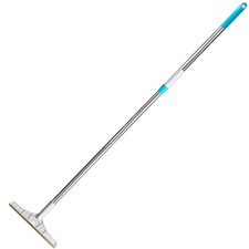 Carpet Rake Pet Hair Remover 55" Adjustable Handle Rug Scraper Dog Cat Fur Tool