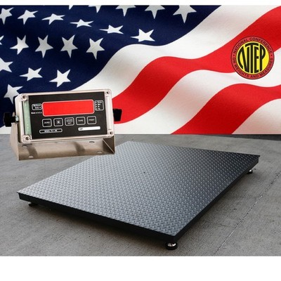 USA Made Floor Scale 24''x24'' 5000 lb NTEP Legal for Trade Platform Scale
