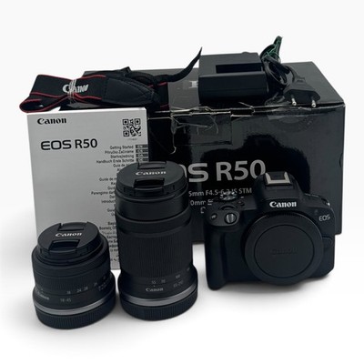 Canon EOS R50 Doppelzoom 18-45 + 55-210mm  2000 Auslösungen OVP MwSt