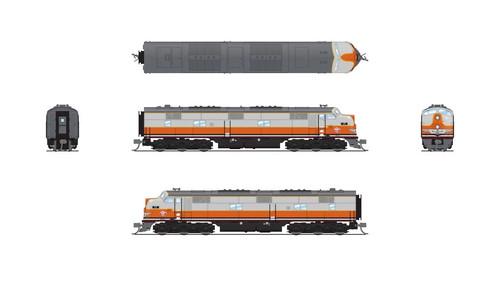 Locomotora diésel Broadway Limited #8768 N MILW EMD E7A sonido/DC/DCC ~NUEVA | Zustand: New