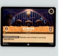 Lorcana Atlantica - Concert Hall Common Normal Fabled 34/204 NM