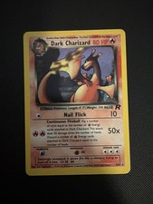 pokemon card value dark charizard Dark Charizard ~ 21/82 ~ Non-Holo ~ TEAM ROCKET ~ HEAVY PLAY ~ Pokemon Card
