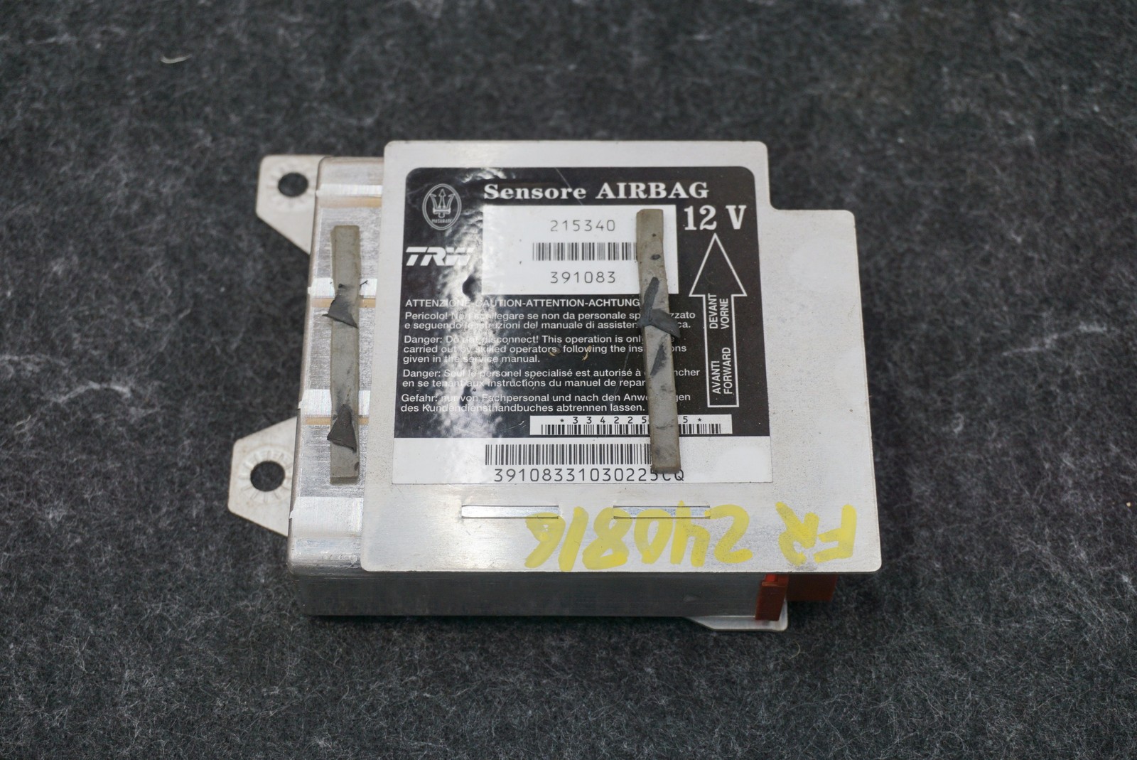 SRS Computer Control Module Unit 215340 Maserati Granturismo M145 2008-14