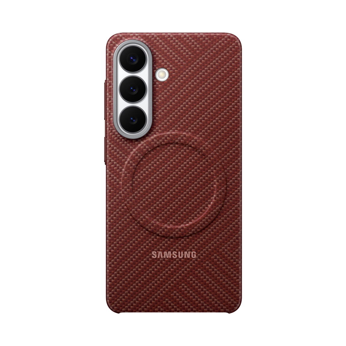 Coque pour Galaxy S26 effet carbone antichoc corail housse de protection mince