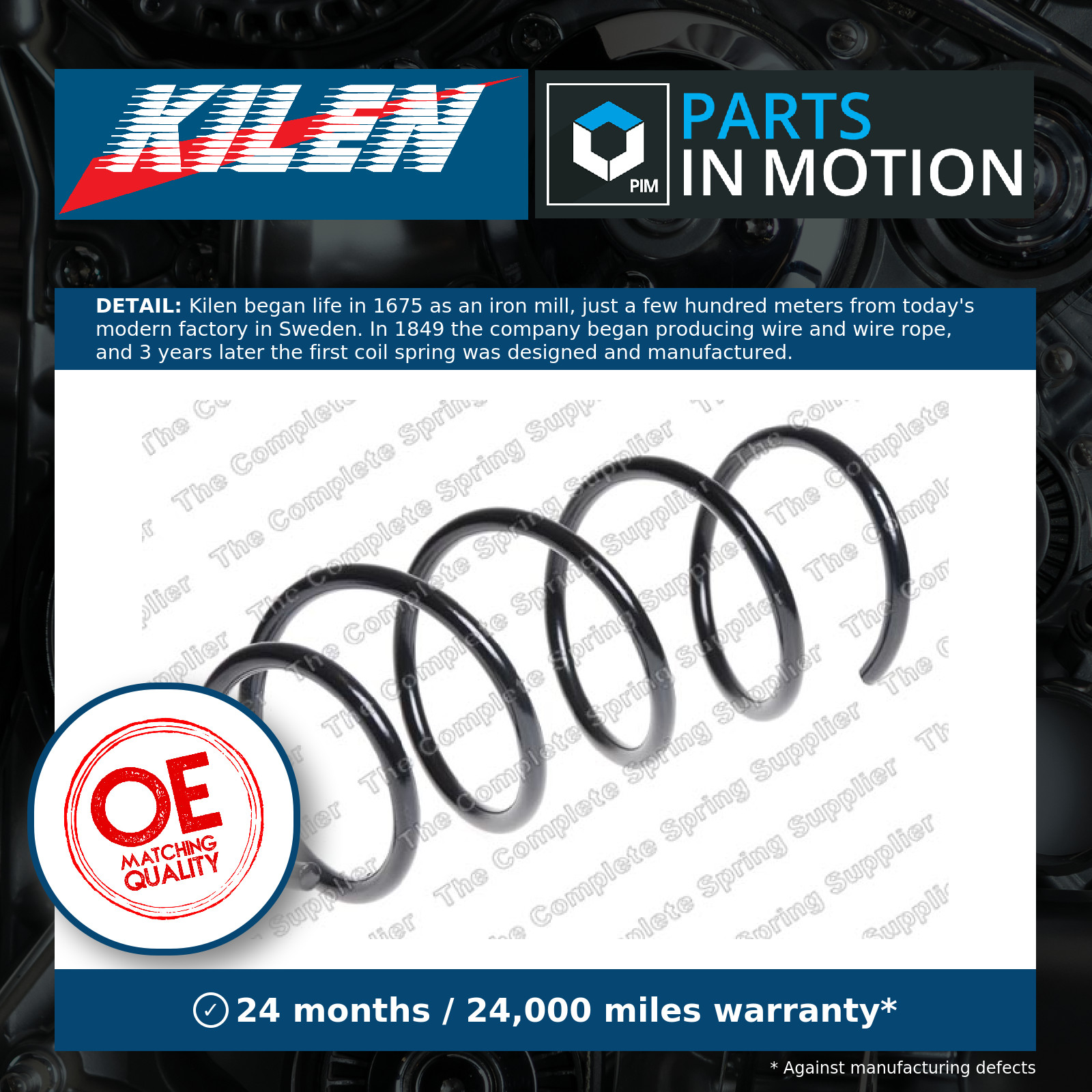 Coil Spring fits BMW 320D 2.0D Front 04 to 13 Manual Transmission Suspension New - Image 12