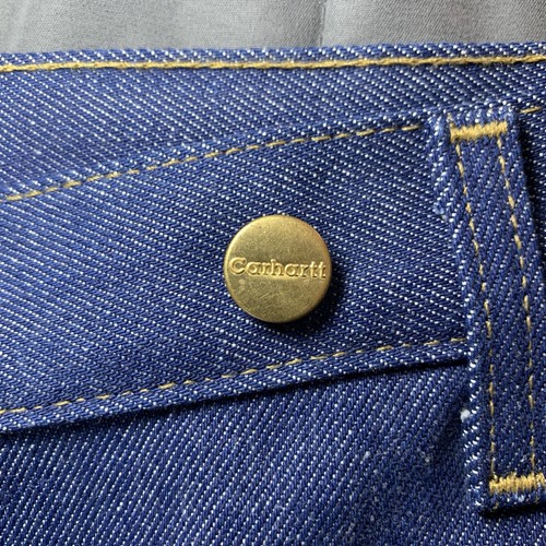 Carhartt Double Knee Jeans 42 X 32 Denim Blue Workwear Pants Loose B07 DNM NWOT - Picture 8 of 10