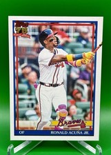 2026 Series 1 1991 Topps Baseball Ronald Acuna Jr Acuña #T91-84 Atlanta Braves