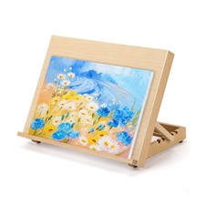 Adjustable Wood Tabletop Easels for Painting and Drawing Supplies - Portable ...