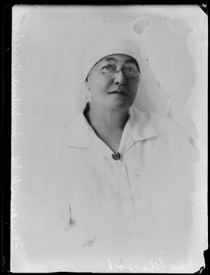 Mrs Glassock founder of St John Ambulance Brigade in Australia - 1930s Old Photo