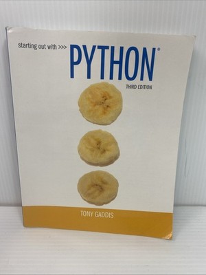 Starting Out with Python by Tony Gaddis (2014, Trade Paperback)