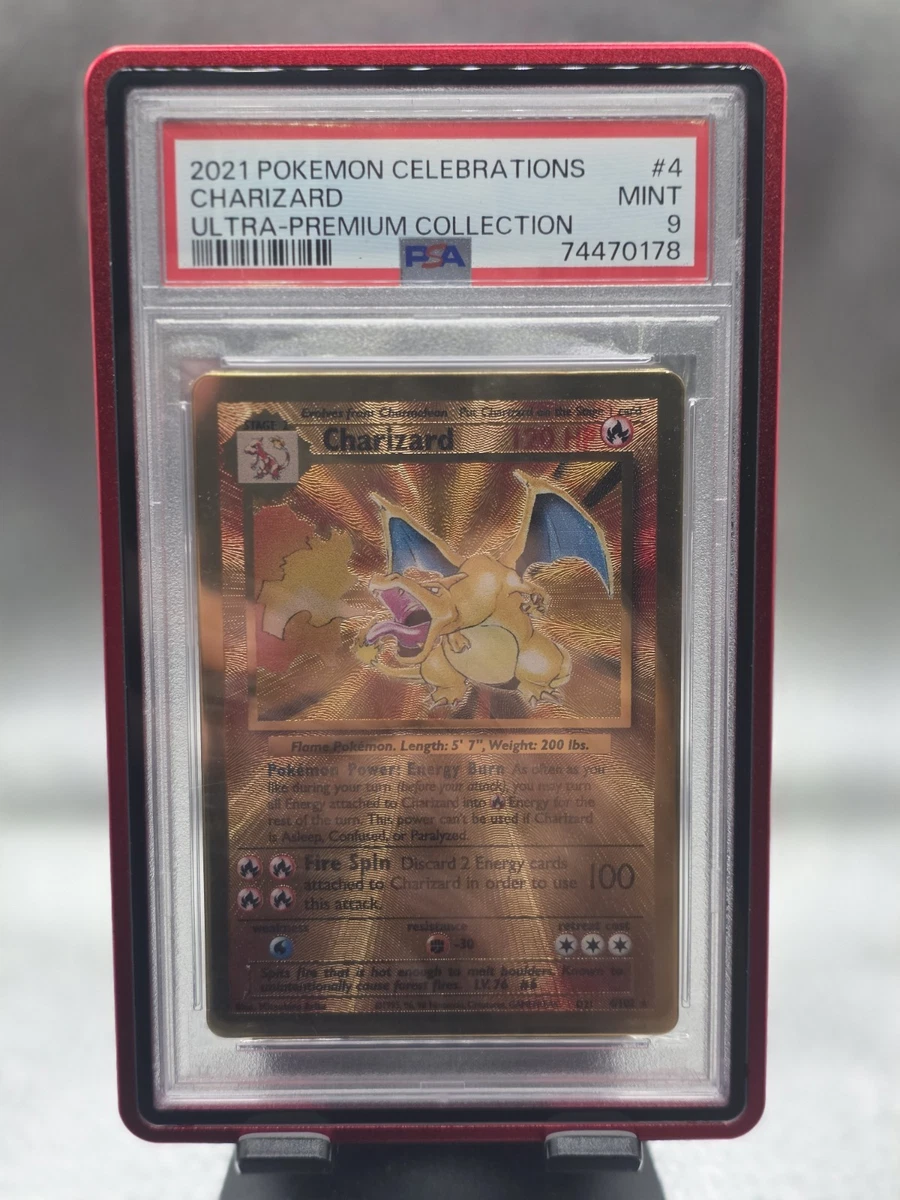 Pokémon TCG Grade 9 Collectible Individual Metal Card Games in