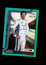 2025 Topps Chrome Formula 1 F1 Carlos Sainz Green Refractor /299 #18