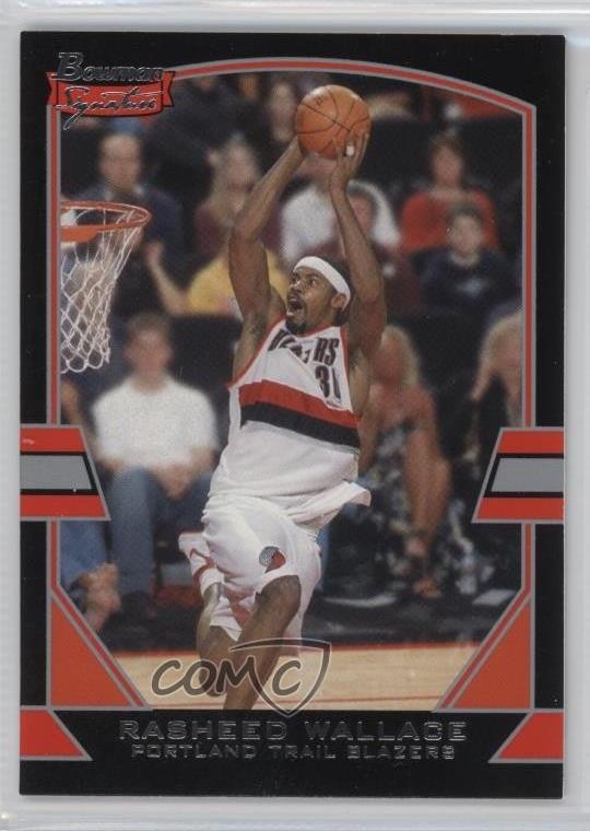 2003-04 Bowman Signature Rasheed Wallace #45 0q3