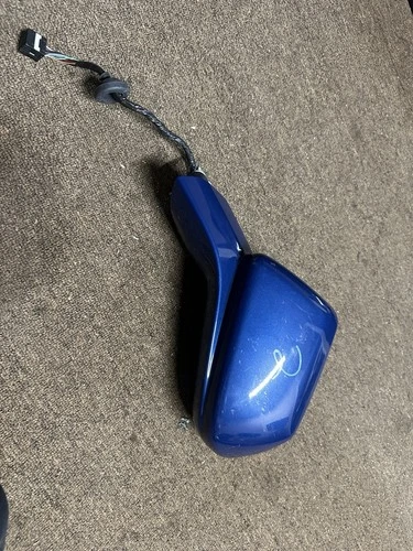 2016 - 2024 Chevy Camaro Left Drivers Door Mirror Blue  Heated Mirror Blind Spot