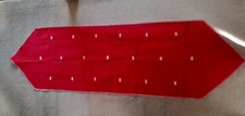 Red Snowflake Christmas Table Runner...69ins x 20ins...TCM