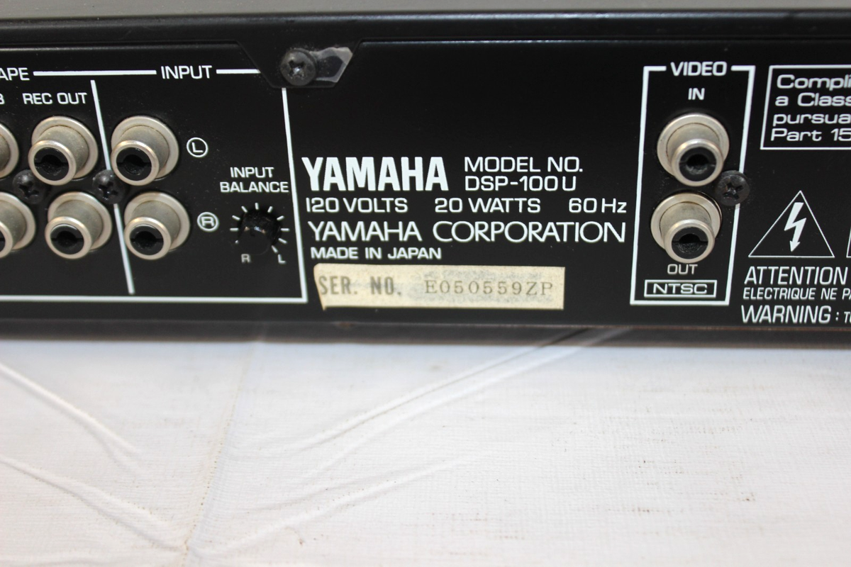 YAMAHA Natural Sound Digital Sound Field Processor DSP-100U | eBay