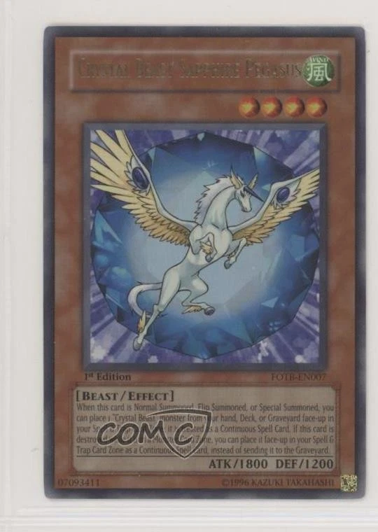 Crystal Beast Sapphire Pegasus FOTB-EN007 Force of the Breaker for