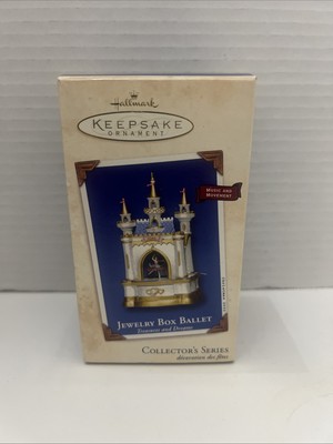 Hallmark 2003 JEWELRY BOX BALLET Nutcracker Music Dancing Ornament