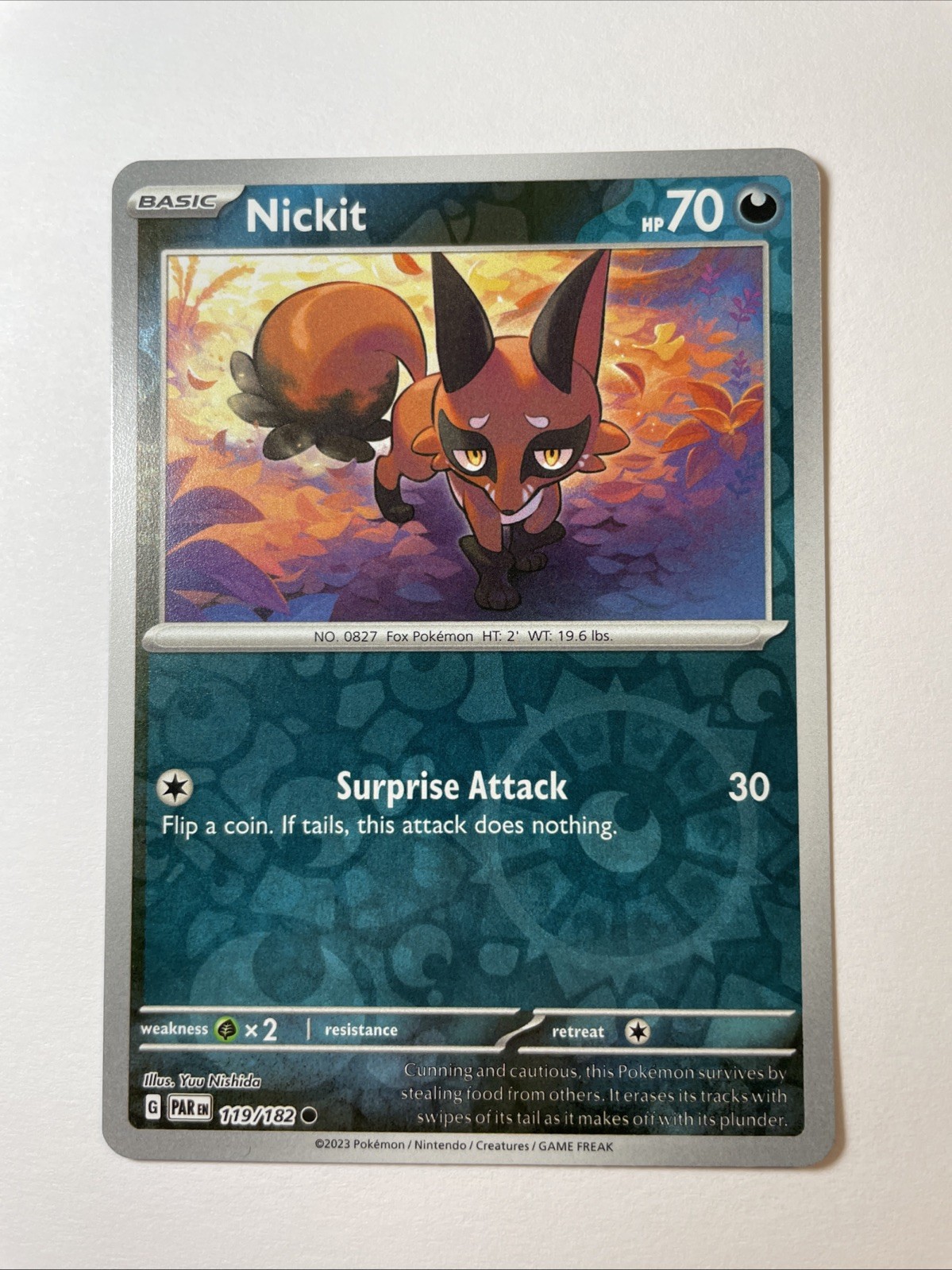 Nickit 119/182 - Sv04: Paradox Rift Reverse Holo (NM)