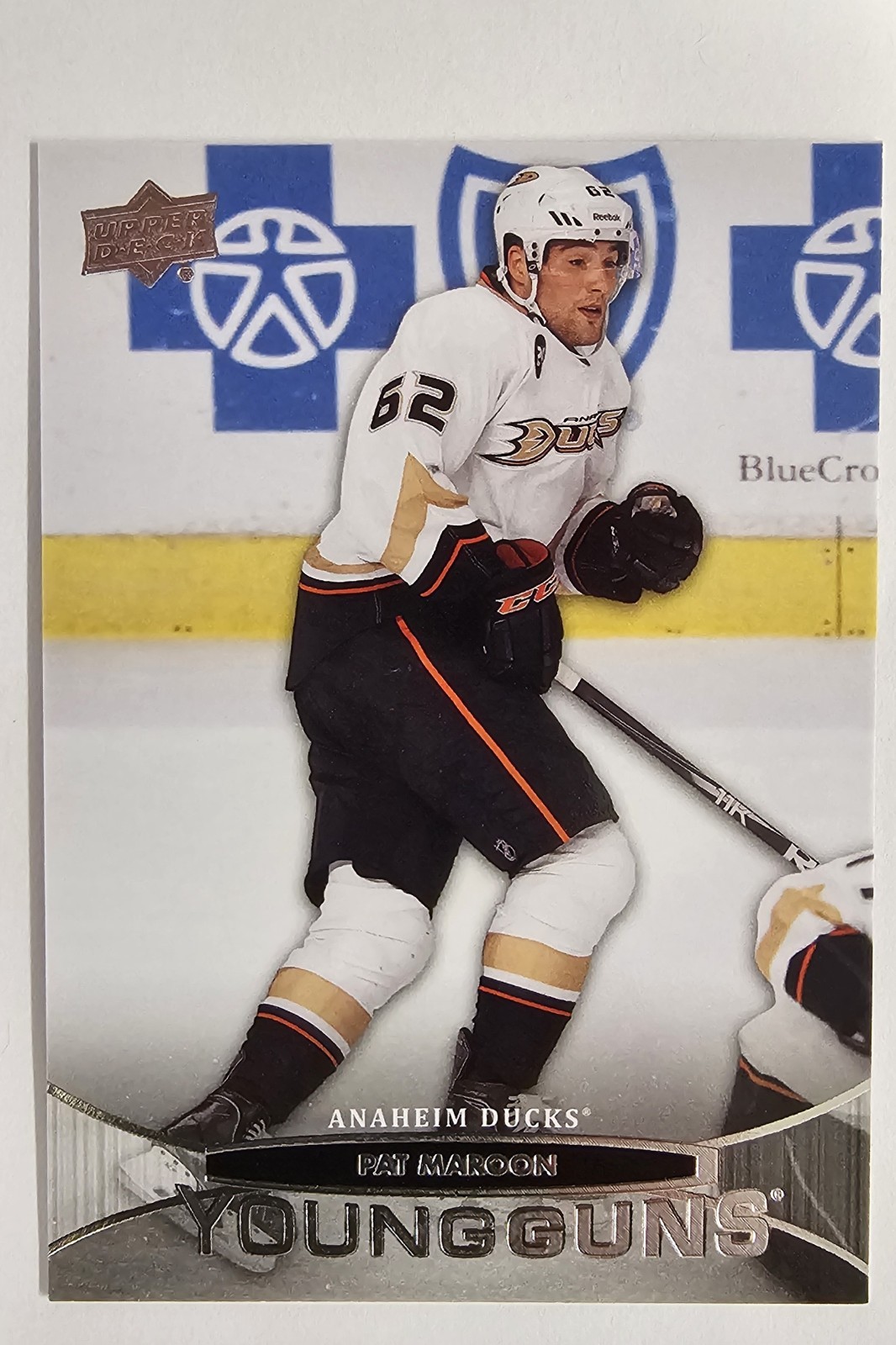 11-12 Upper Deck, Series 2. #451, Pat Maroon. Young Guns, RC. Anaheim Ducks.