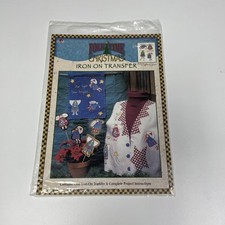 NIP Vintage Plaid Folk Time Starlight Angel 19054 iron on transfer images 1997