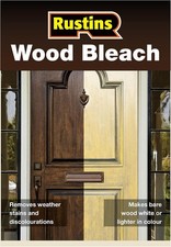 Rustins Wood Bleach Set–Two-Part Lightening System for Removing Stains, Disco