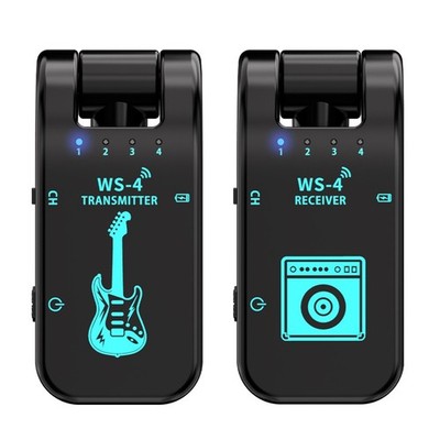 2,4G -4 Kabelloses Gitarrensystem, Gitarrensender und -Empfänger für E-Gi9968