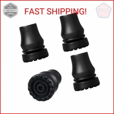 4Pcs Cane Tips 3/4 Inch Heavy Duty Rubber Cane Tips, Anti Slip TPR Replacement R