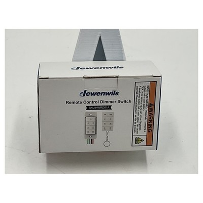 Dewenwils Remote Control Dimmer Switch 120V 400W Tungsten 150W LED HWRD01A White