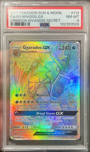 Gyarados-GX graded PSA 8 for sale on eBay