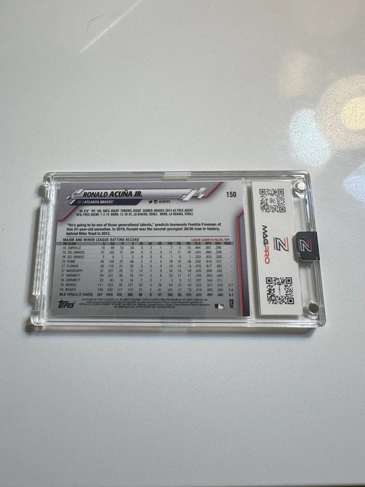 2020 Topps On Demand 3D Ronald Acuna Jr. SSP #150 - Image 2 of 2