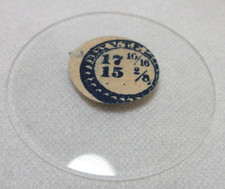 THICK GLASS POCKET WATCH CRYSTAL NEW OLD STOCK SIZE 17 10/16 REPLACEMENT K17