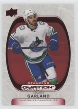 2021-22 Upper Deck Ovation Red Standing Ovation 46/100 Conor Garland #91 0nr3