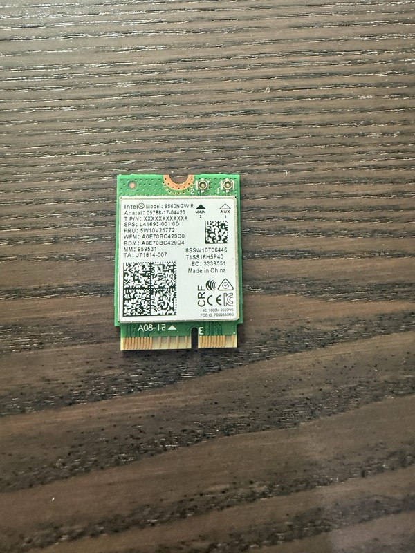 Intel 9560.NGWG.NV Wireless Network Card
