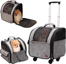 PET  Strollers Small Dog/Cat Carriers with Wheels Softsides  Backpacks