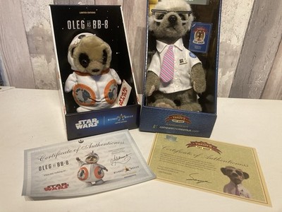 x2 Vergleichen Sie das Erdmännchen Spielzeug & Zertifikate Oleg Star Wars Sergei Atom Neu in Box