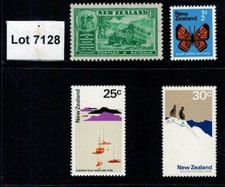 Lot 7128 - New Zealand - Small selection of 4 MNH stamps from various sets