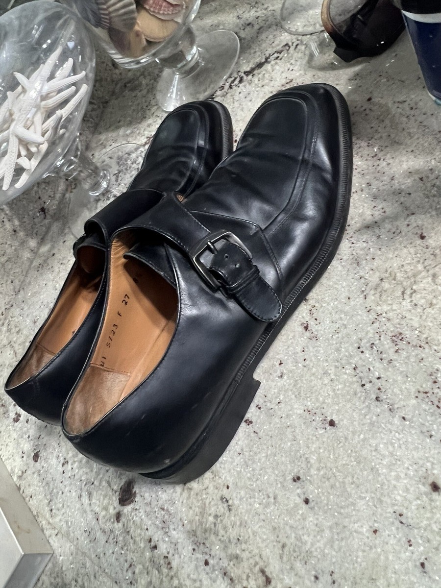 Salvatore Ferragamo Monk Strap Dress Shoes Mens Size 8.5  display picture 3