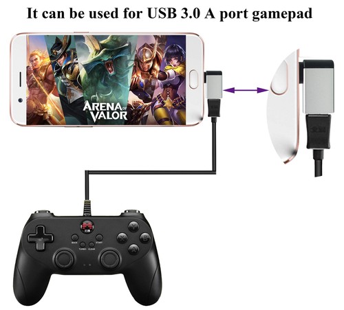 Right Angle USB C to USB 3.0 Adapter 90 Degree C Male to USB A 3.0 Female Con... - Picture 6 of 7