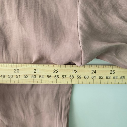 Mustard Seed Pullover Shirt Relaxed Fit Long Sleeve Pockets Mauve Size S - Picture 6 of 7