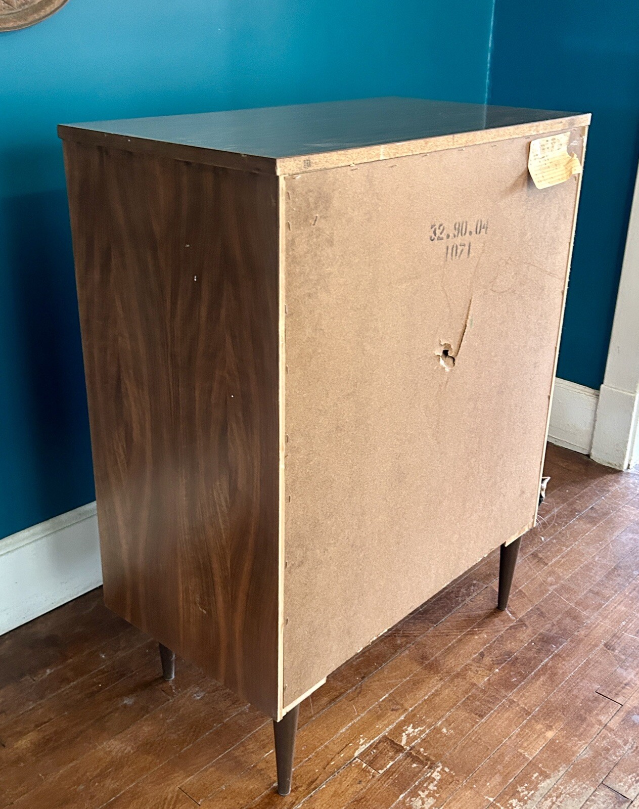 Ward MCM Dresser Vintage Furniture Mid Century Modern Highboy 1960s