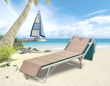 Cuscino Lettino Prendisole Cuscino Sdraio Materassino Pieghevole Portatile