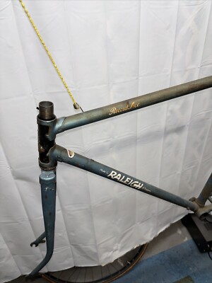 Cadre Vélo Course Raleigh Record Ace (RRA) - 57 Cm - Acier - Peinture D'Or