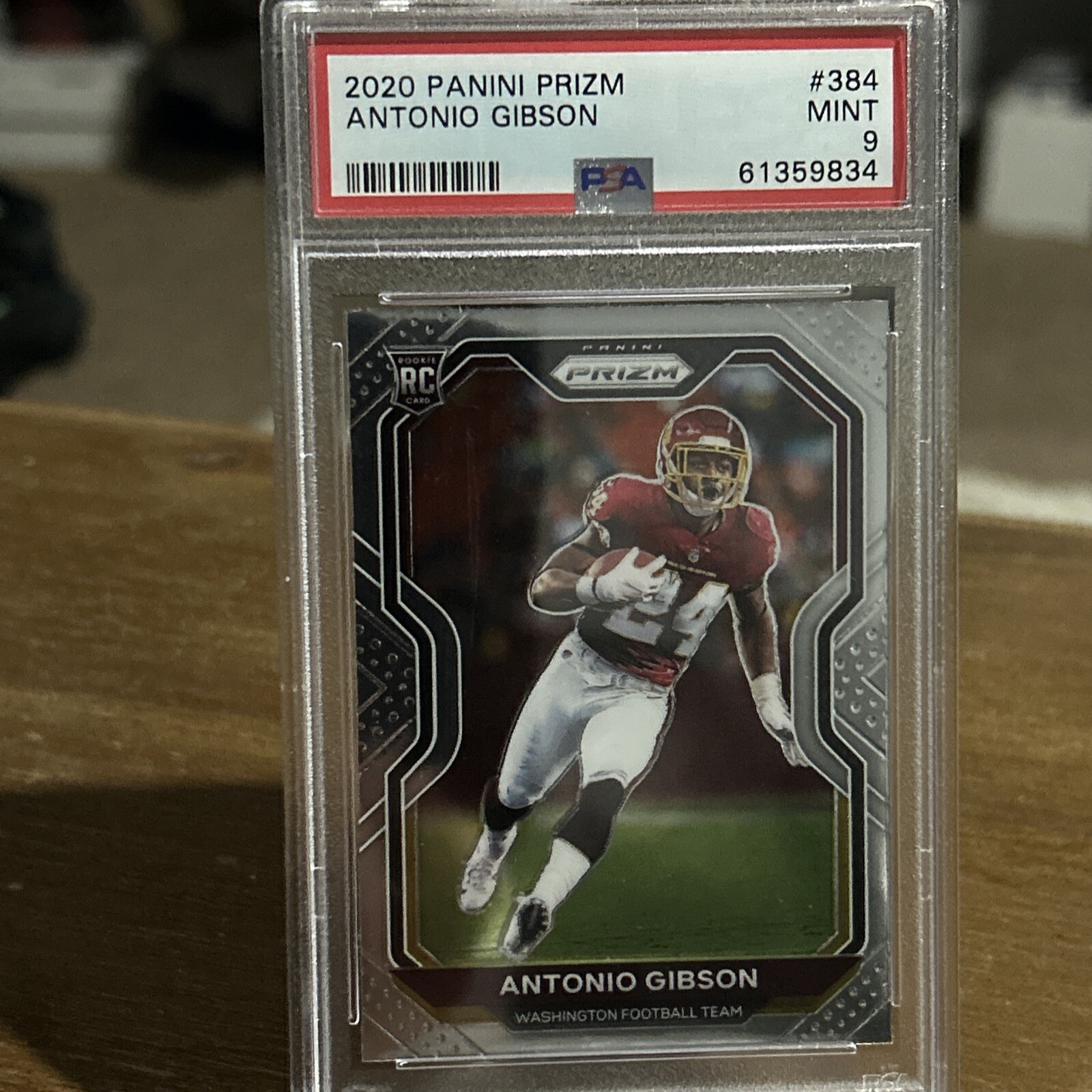 Antonio Gibson Panini Prizm #384 Base