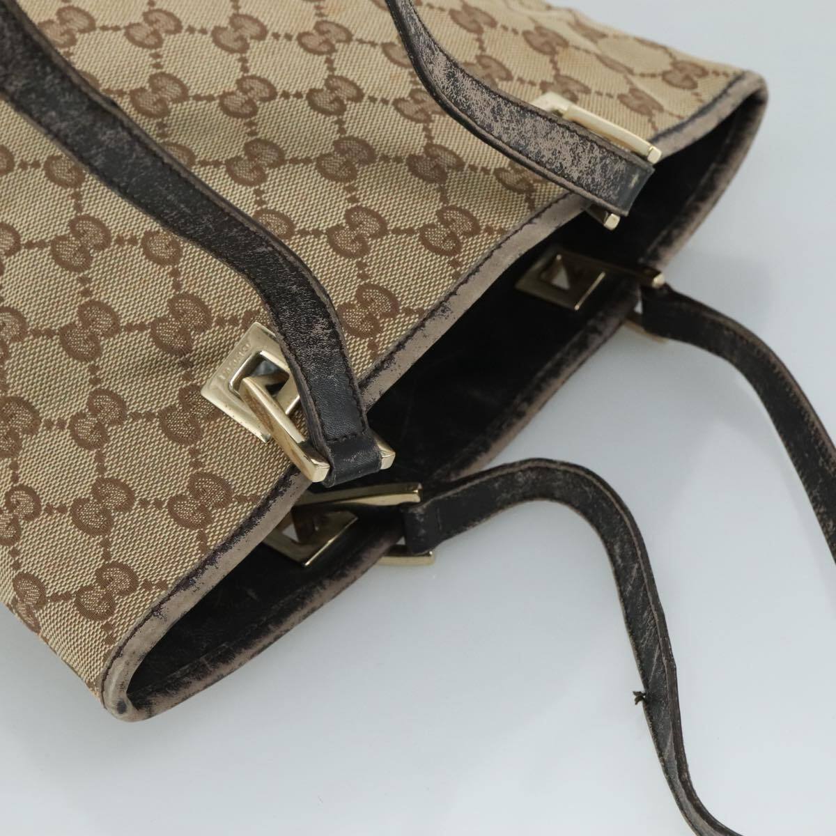 GUCCI GG Canvas Tote Bag Beige Gold 002 1099 Auth 109219 | eBay GUCCI GG Canvas Tote Bag Beige Gold 002 1099 Auth 109219 | eBay