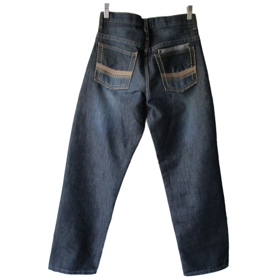 English Laundry Jeans Boys 18 Dark Wash Relaxed Straight Leg Casual Loose Fit - Image 2 of 4