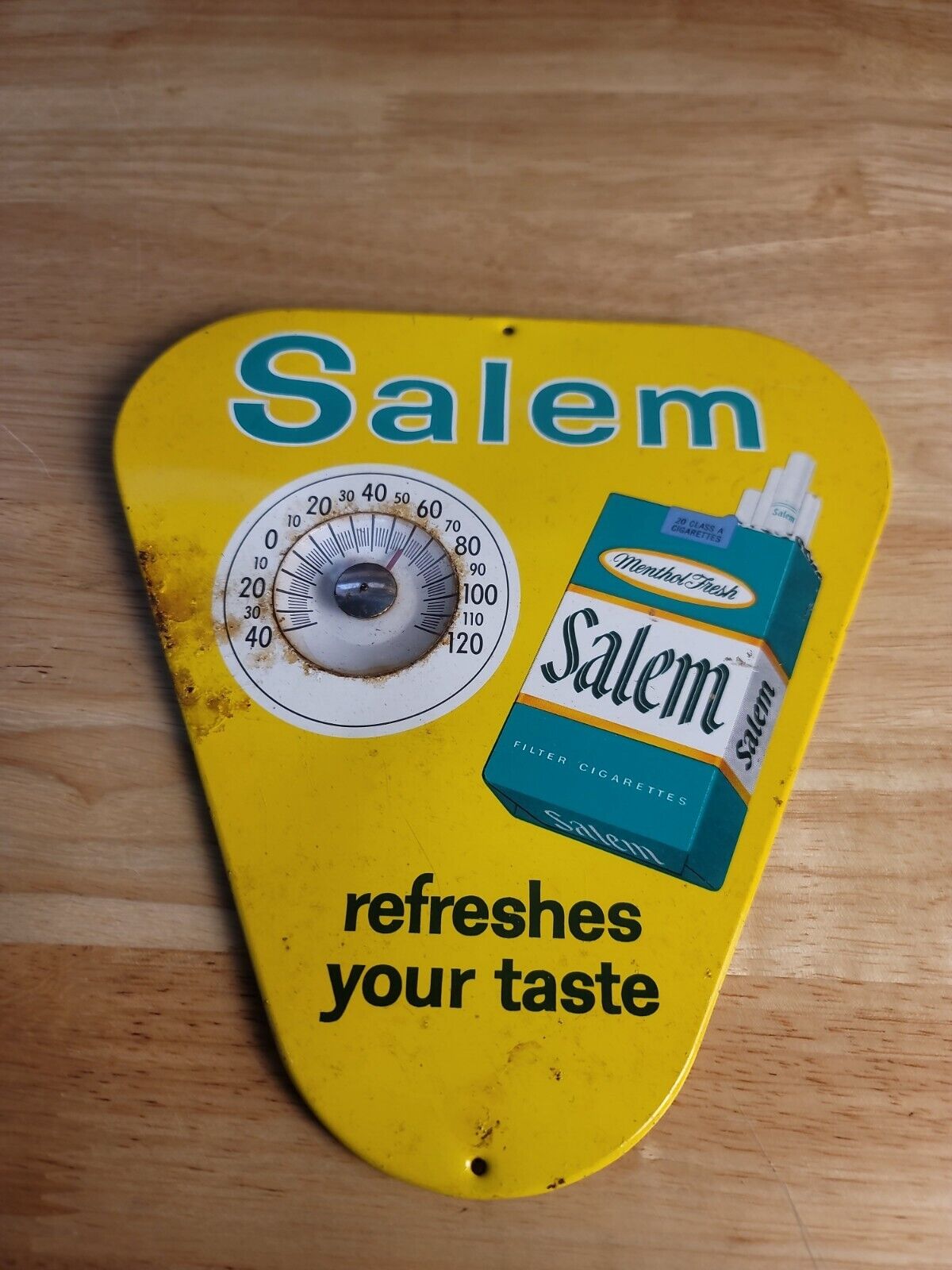 Vintage Salem Menthol Cigarettes Advertising Thermometer