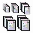 (Box mit 48) Schwarz Foto Bilderrahmen Styrol Wand Portrait Poster GROSSHANDEL KAUFEN