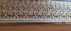 Vtg Footed Tissue Box Holder Ornate Gold Filigree Floral Decor Boudoir Glam  — photo 6