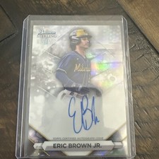 2023 Bowman Sterling Eric Brown Jr. RC /150 refractor Prospect Autograph #PA-EB